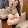 Зимняя новая хлопковая одежда женская короткая 2025 новая хлопковая одежда и одежда-пуховик свободная цветная стеганая куртка женские куртки