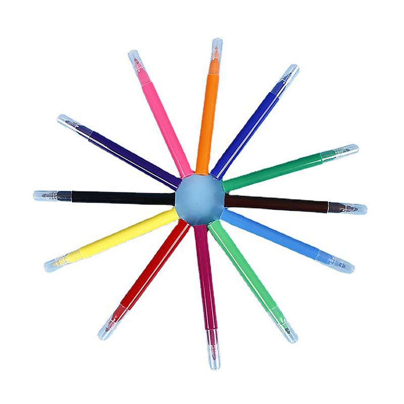 6/12 шт. Детские принадлежности для рисования 6/12 цветов Набор смываемых акварельных ручек маркерная ручка кисть для рисования яиц
