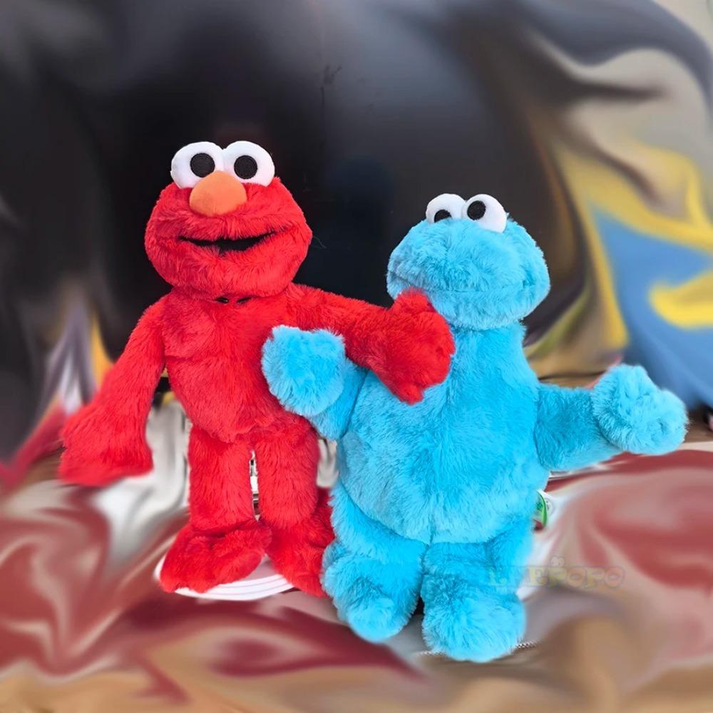 Cute Sesame Street Plush Toy Dolls Featuring Elmo Cookie Monster Big Bird and Kermit The Frog Are Adorable Options for All Ages