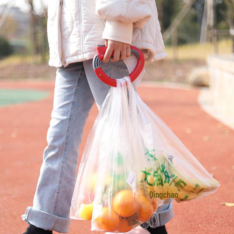 Ergonomic D-Shaped Vegetable and Handbag Lifter with Large Load Capacity