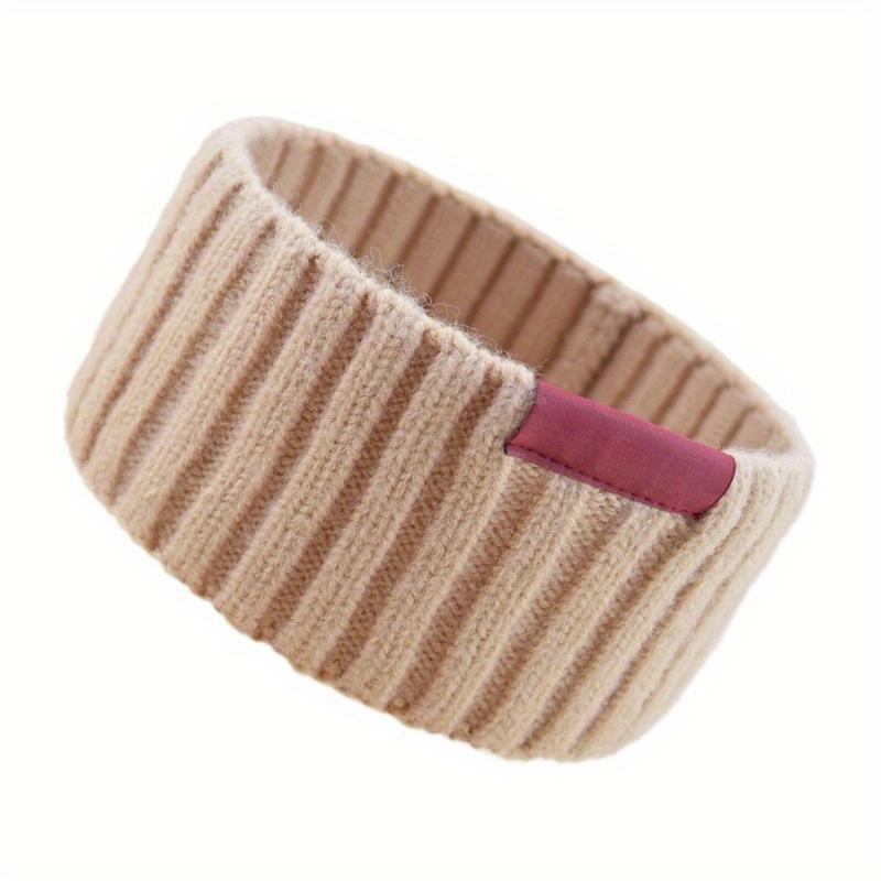 1 шт., зимние повязки на голову для женщин, грелки для ушей для женщин, повязка на голову, шерстяная вязаная толстая флисовая подкладка, теплые наушники для холодной погоды