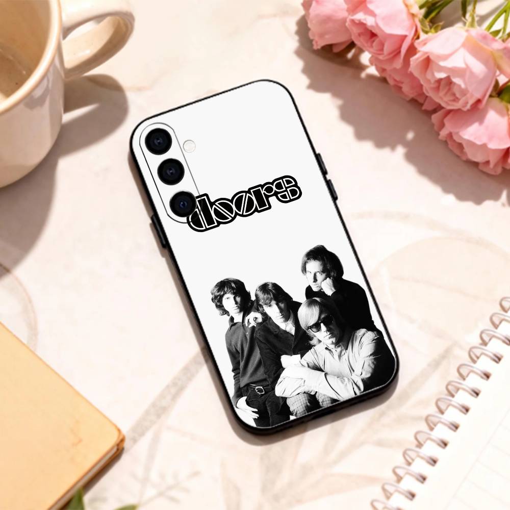 Psychedelic rock The Doors phone Case For Samsung Galaxy A73,A72,A71,A70,A53,A52,A51,Others Soft Black Shell