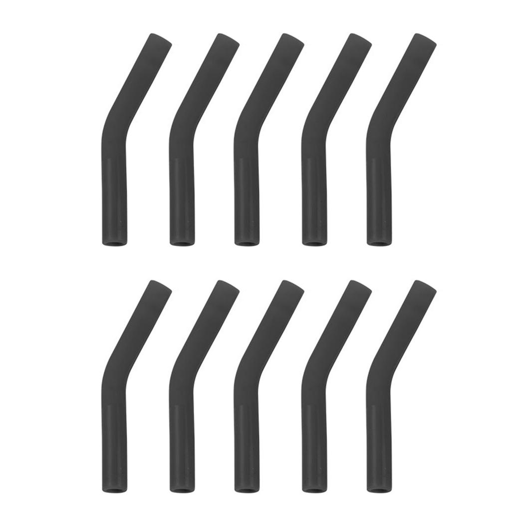 10 Pcs 304 Stainless Steel Straw Silicone Cover Suitable for 8mm Color Straw Nozzle Cover Silicone Head Straw Set