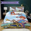 Pippi Longstocking Pattern Bedding,Quilt Set Quilt Cover Pillowcase Home Birthday Gift (1*duvet cover+2*pillowcase,without core)XSJT0917440