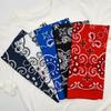 Trifong Paisley Bandana Green Cotton 100% Quick Dry Fade Resistant 55cm x 55cm