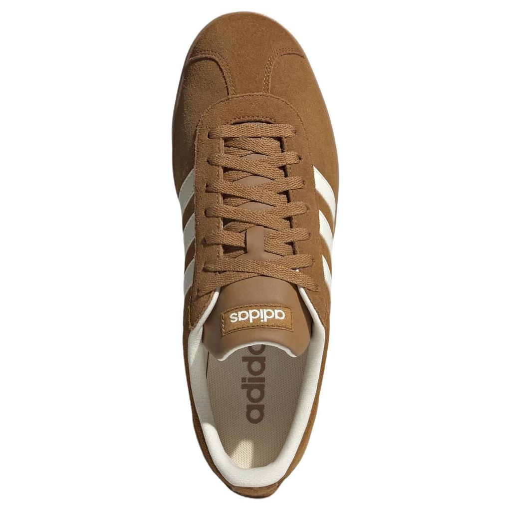 Новые кеды Adidas Vl Court Classic с низким верхом, противоскользящие, износостойкие, для скейтборда, унисекс, коричневые KK3773