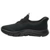 adidas Cloudfoam Амортизация Дышащие Легкие Низкие Кроссовки для Бега Унисекс Черные KJ5915