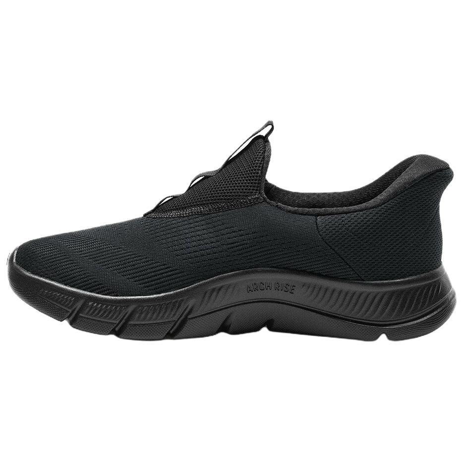 adidas Cloudfoam Амортизация Дышащие Легкие Низкие Кроссовки для Бега Унисекс Черные KJ5915