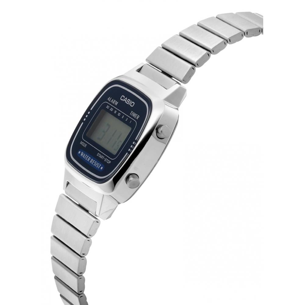 CaSio La670wa 2df La670wa 2 цифровые квадратные винтажные ретро женские часы S из металла