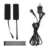 Extractme Motorcycle Heated Handgrips 5V USB 6 Gear Warmer Electric Heated Grip Cover Anti Vibration Anti Slip Fast Heating Kits