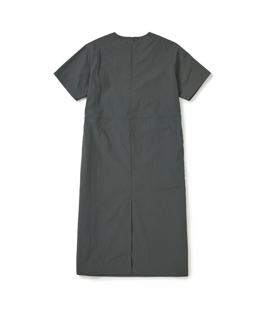 Snow Peak Apparel Taslan Short Sleeve Dress (S26Mwlop53) Urban Green