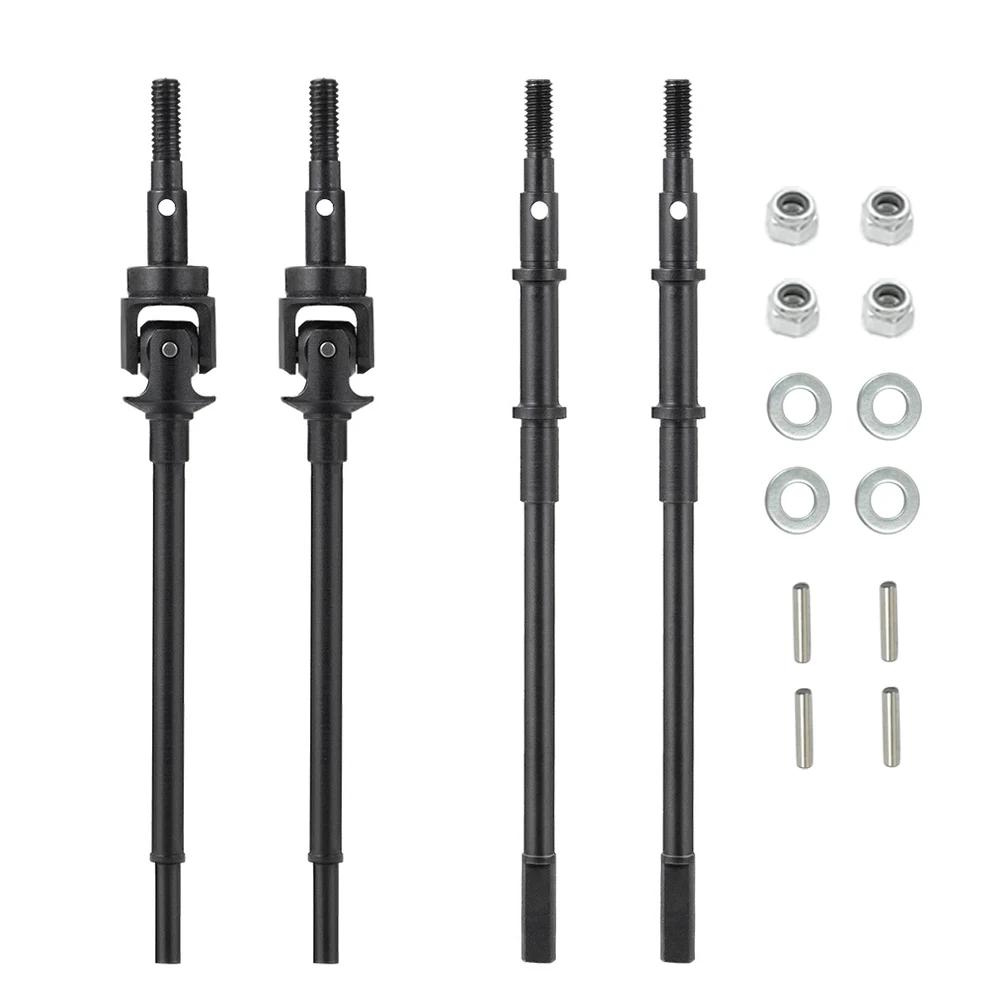 Heavy Duty Universal Front Rear Joint CVD Drive Shaft Dogbone for RC 1/10 Axial SCX10-II 90046 90047 AR44 AXLES JEEP Wrangler