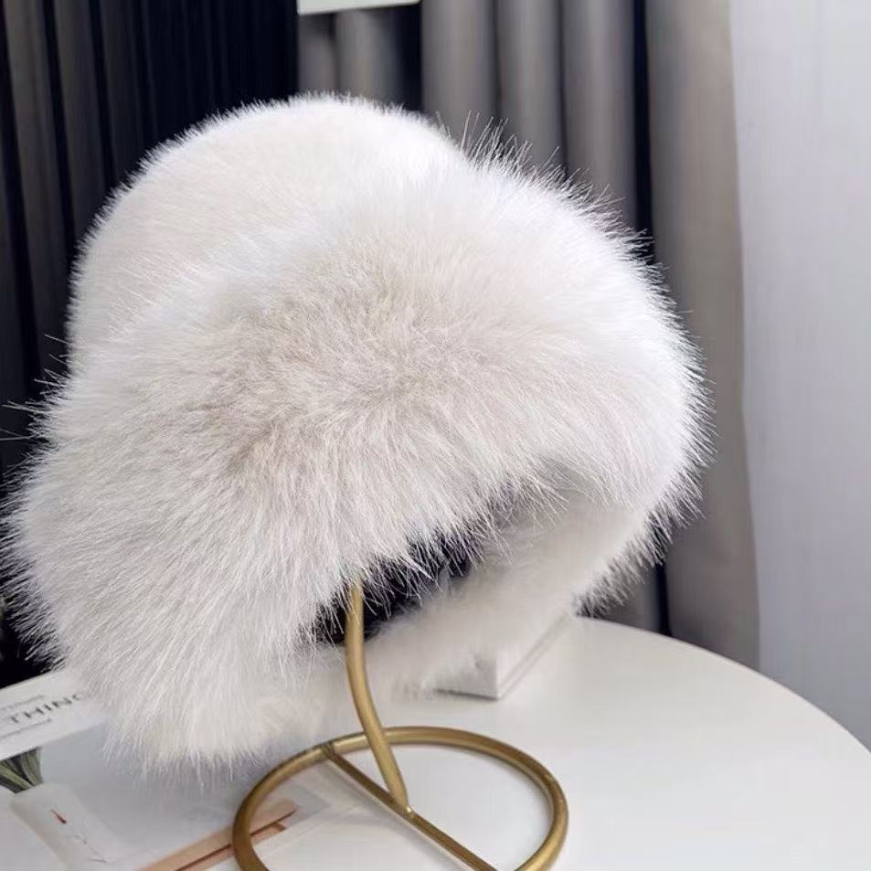 Новая высококачественная плюшевая шапка для большого обхвата головы, зимняя теплая пушистая шапка