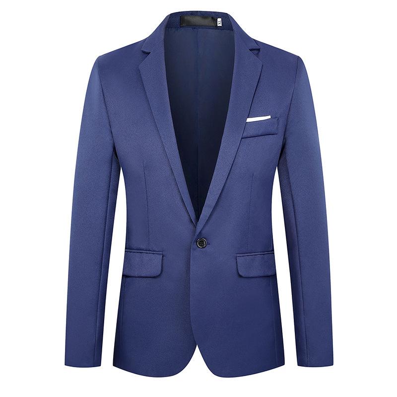 Мужской приталенный пиджак для делового костюма