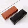 Роскошная Деревянная Коробка для Перьевой Ручки из ПУ Винтажная Деловая Офисная Подарочная Коробка Пенал Держатель Школьные Канцелярские Принадлежности Качество
