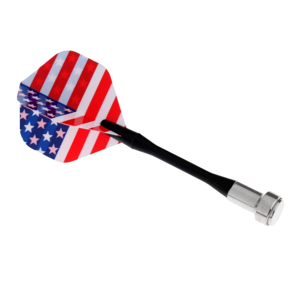 6pcs 9.8cm Bullseye Target Game Flights Darts Strong Magnetic Safe Tips