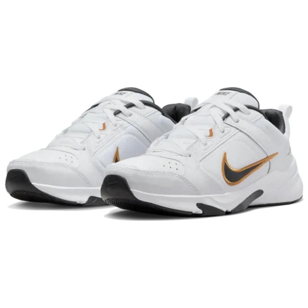 Nike Defy All Day White Black Gold Unisex Sneakers Gold-Suede DJ1196-103