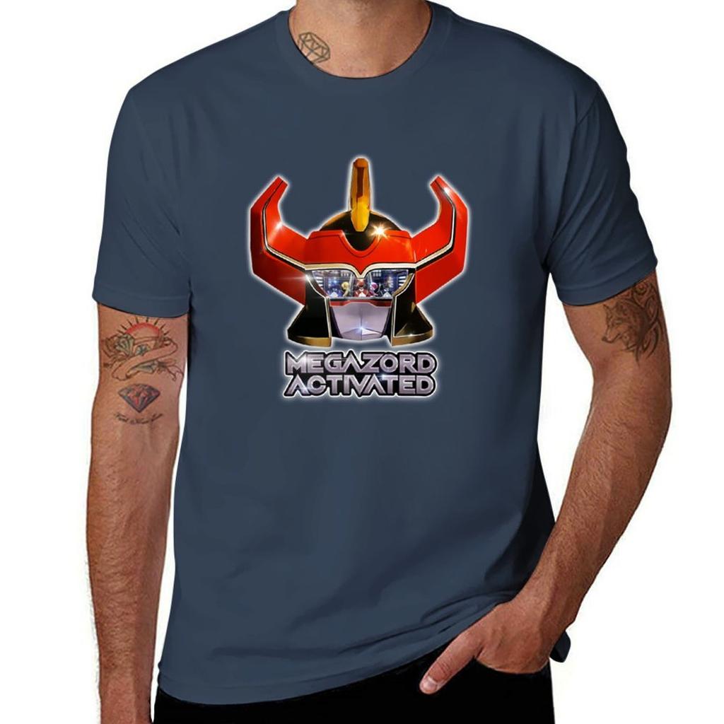 Megazord Activated Tshirt Large Size Casual Short Sleeve Top