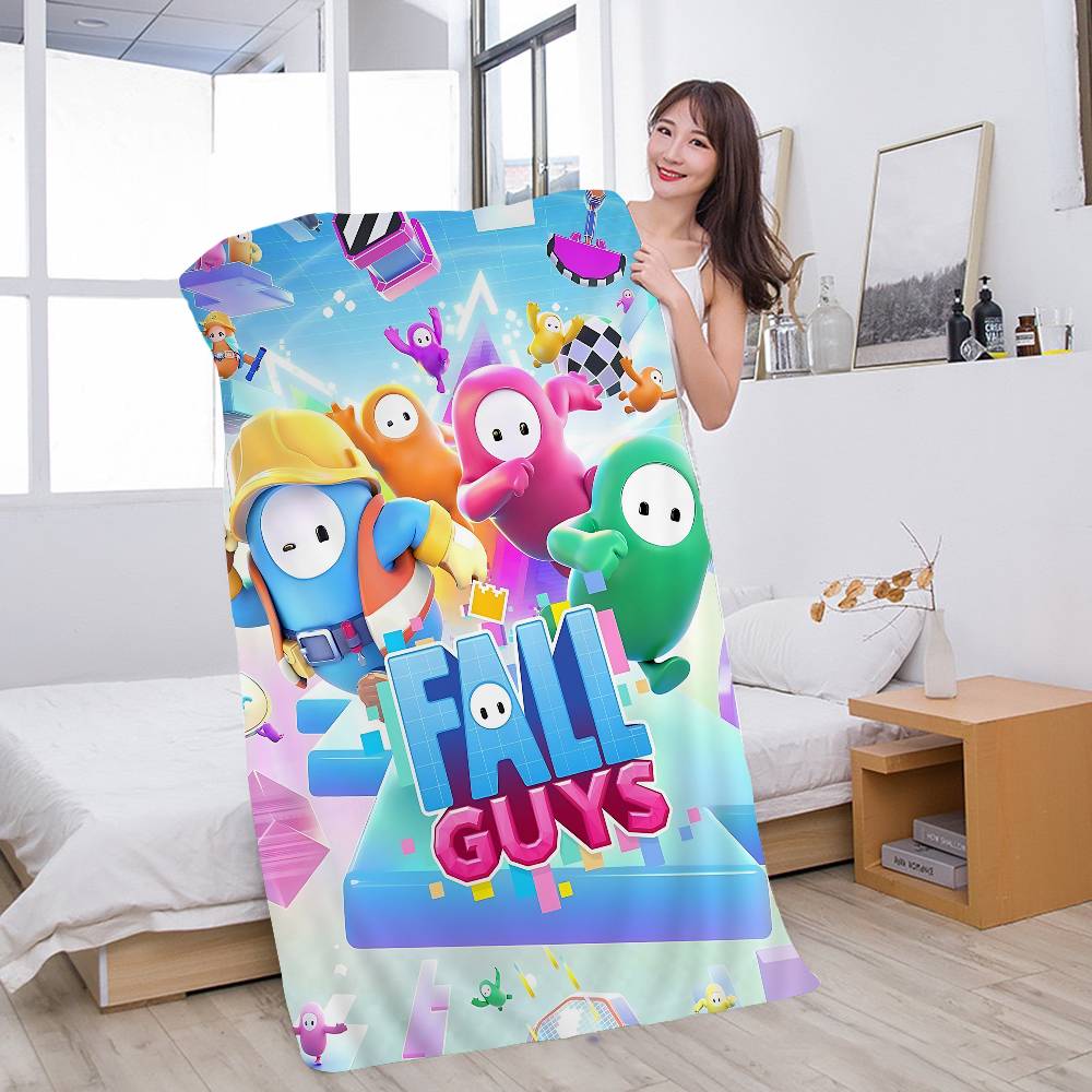 F-Fall G-Guys Game Big Microfiber Beach Towels Quick Dry Towel Sand Beach Towels Pool Towel for Travel Swim Pool Yoga