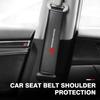 For Mitsubishi 1/2PCS Car Seat Belt Cover Seatbelt Shoulder Pad Cushions Outlander Lancer L200 ASX Pajero Grandis Eclipse