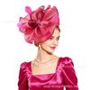 Hot Sale Kentucky Derby Festival Faux Hemp Headwear, Wedding Party Tea Session Hair Accessories