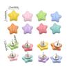 20/50Pcs 3D Star Shape Pushpins Macaron Blackboard Push Pins Portable Decorative Studs  Corkboard