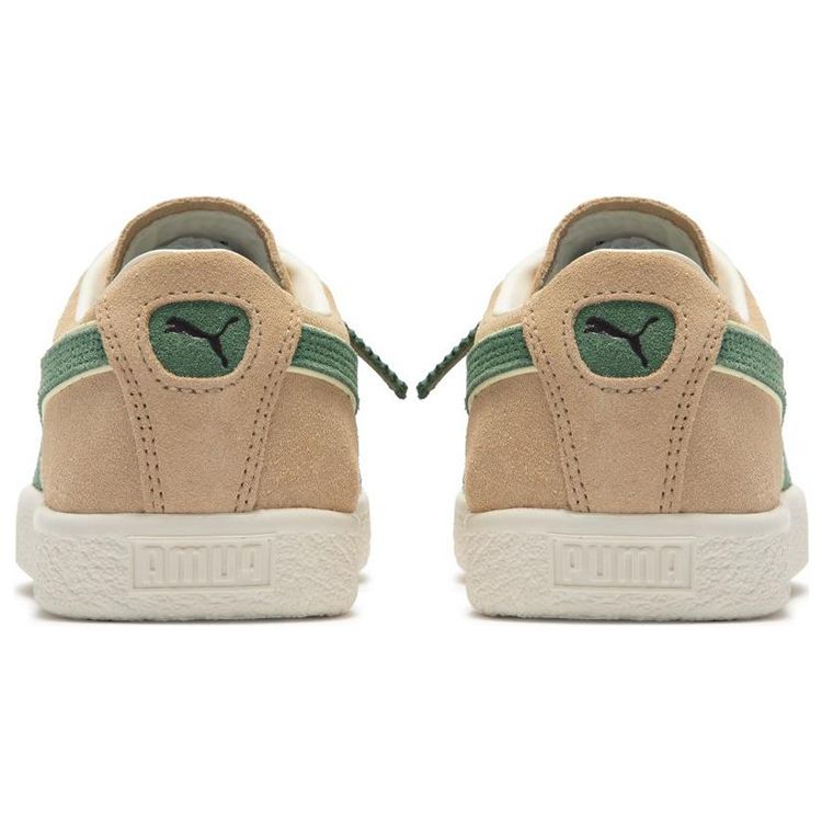Puma Suede Vintage Players Lounge - Light Sand Deep Forest Unisex Sneakers Tan Pristine 388148-01