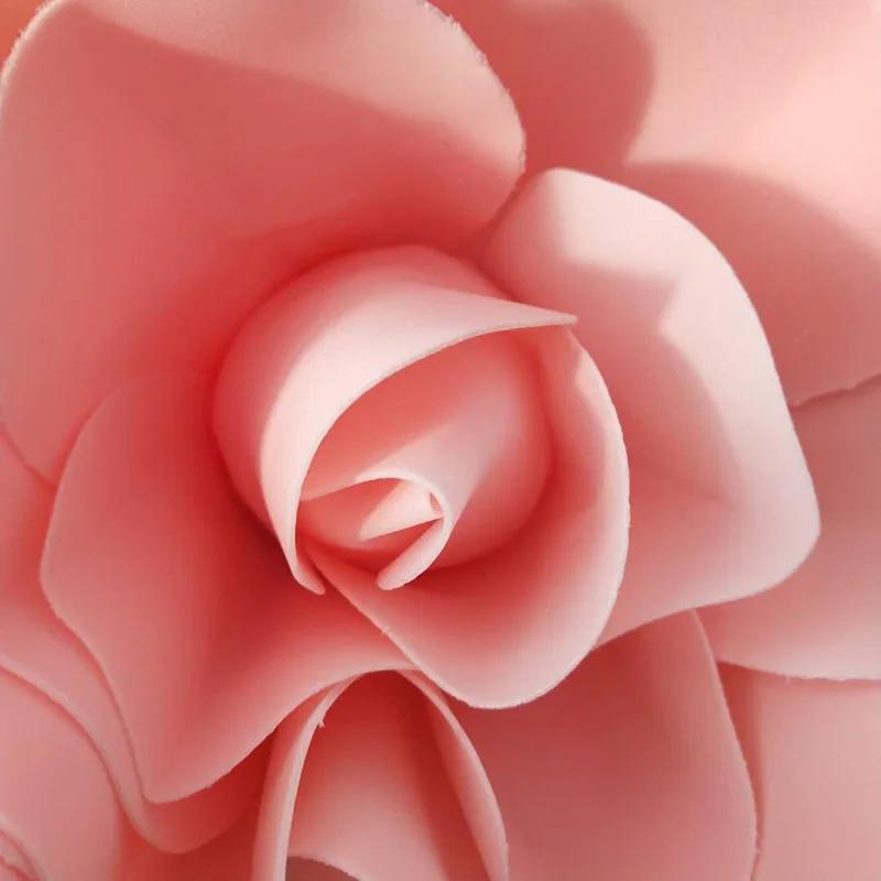 Large Rose PE Foam Flowers Wedding Flower Wall Backdrops Decor Nursery Wall Decor Fleur Artificielle Mariage Boda Rosa Flore