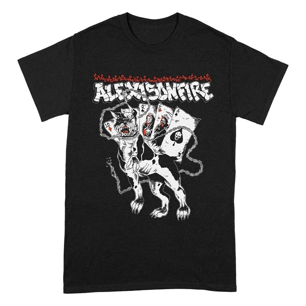 Vtg Alexisonfire Dog Chain Cotton Black All Size Unisex Shirt OB1037