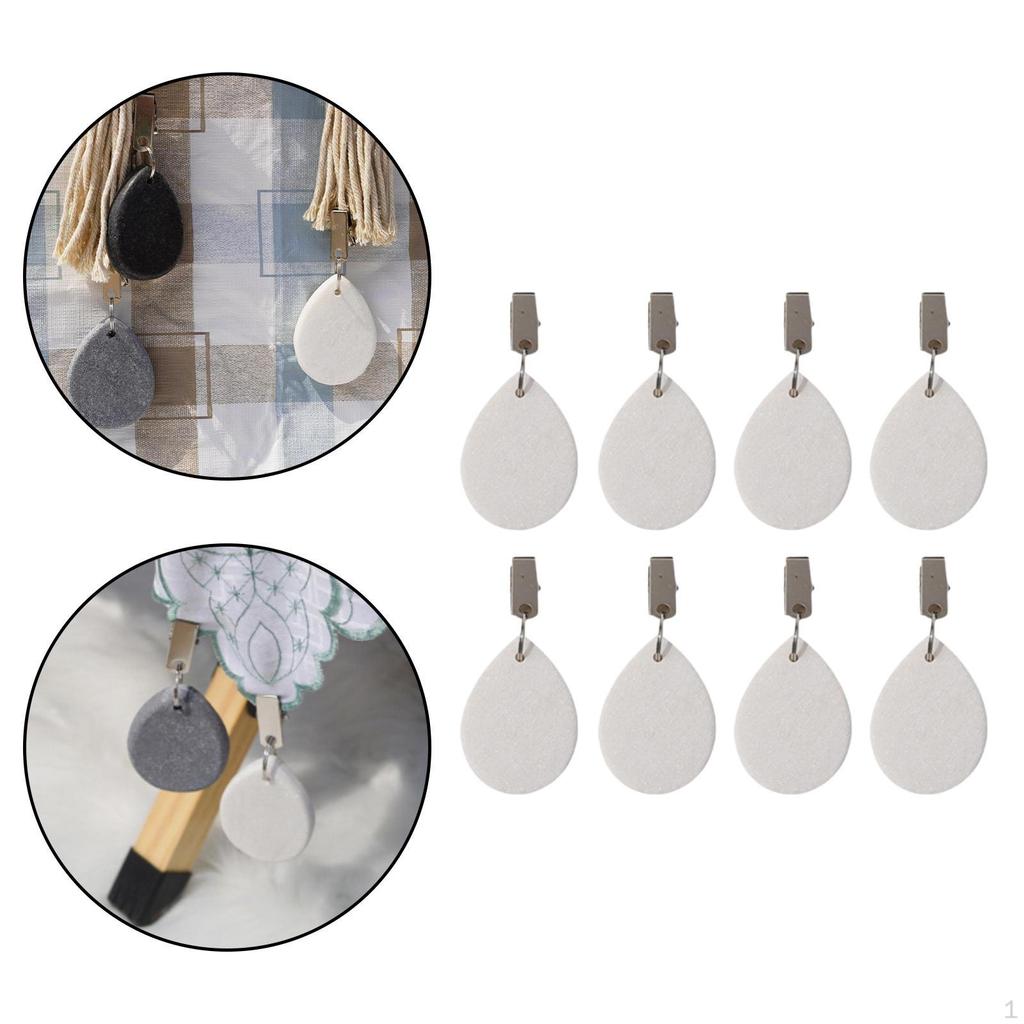 8 штук вешалок для скатертей для вечеринок и пикников из нержавеющей стали