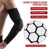 1шт сотовый анти-столкновительный профессиональный локоть колено защита вентиляционные спортивные ленты высокоэластичные давление анти-падение