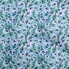 Cotton Flex Blue2 Fabric Abstract Watercolor Floral Fabric For Sewing Printed Craft Fabric By The Yard 40 Inch