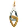 [G0586] - Gold Plated Pendant 'Choreography' Gold Silver