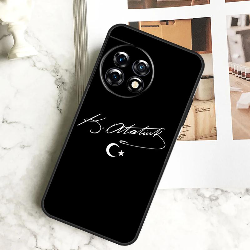 Чехол Mustafa Kemal Ataturk для OnePlus 12R 12 11 9 10 Pro 10R 9R 8T 10T Nord CE 2 3 Lite 2T N10 N20 N30 CE4