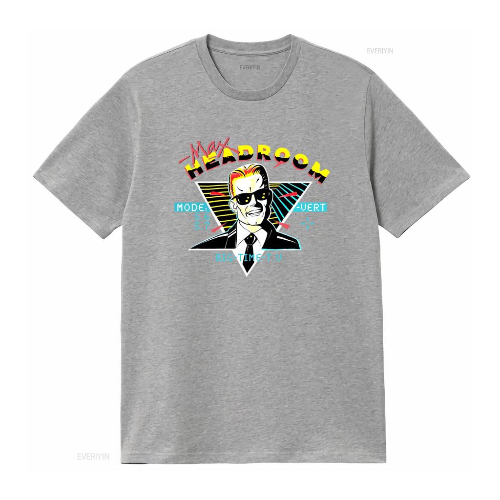 1987 Vintage Max Headroom Big Time Tv T Shirt For Unisex Retro Style Size L W 21 5 X 29 Vintage Soft Streetwear Stretched