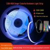 Умная RGB LED лента: Семицветная, с регулируемой яркостью, 12 В/24 В, Гибкая подсветка для создания атмосферы в отеле и на выставке