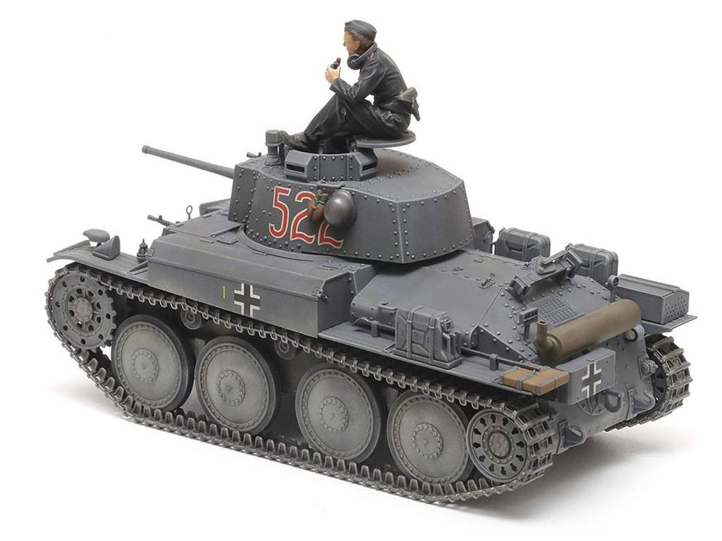Tamiya Серия военных миниатюр 369 Немецкий легкий танк Тип Пластиковая модель-конструктор 35369 1/35 Нет. 38(T) Э/Ф