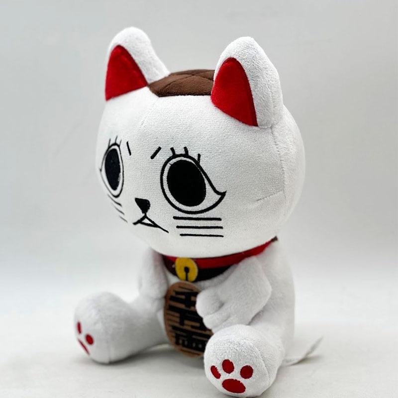 New In Stock Dandadan Lucky Cat Turbo Bachan Doll Plush Toys 24cm Cute Lucky Cat Anime Figure Plush Toys Doll Christmas Kid Gift