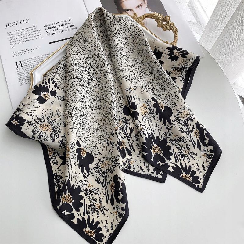 elegant women' SCARF beautiful large silk scarf for a gift 180x90 ecru