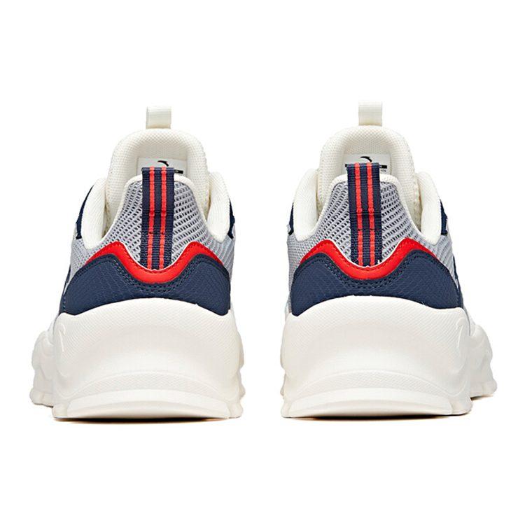 Anta Амортизирующие нескользящие дышащие низкие тренировочные кроссовки мужские Белый Синий Туманно-серый 912027022-5