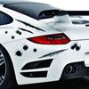 Авто Стайлинг Мотоциклы Декорация Авто Шлем Стикер 3D Авто Наклейки Авто Декаль Наклейка Имитация Дыры