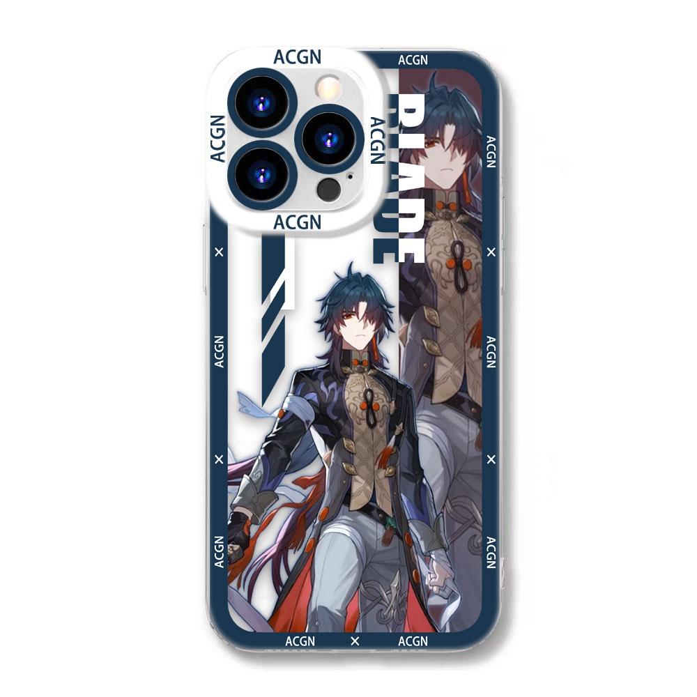 Чехол для телефона Honkai Star Rail Dan Heng Jing Cover Clear для OPPO RENO 15 15F 14 14F 13 13F 12 12F 11 11F 10 8 8T 7 7Z 6Z 5 5F