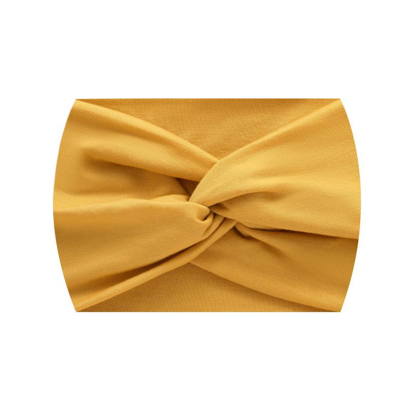 Wide Headband for Women Solid Color Twisted Criss Cross Elastic Hairband Yoga Running Sports Non Slip Sweat Hair Accessories