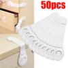 10-60Pcs Child Safety Cabinet Lock Baby Proof Security Protector Drawer Door Cabinet Lock Plastic Protection Kids Safety