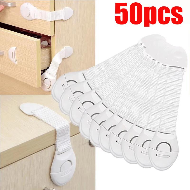 10-60Pcs Child Safety Cabinet Lock Baby Proof Security Protector Drawer Door Cabinet Lock Plastic Protection Kids Safety