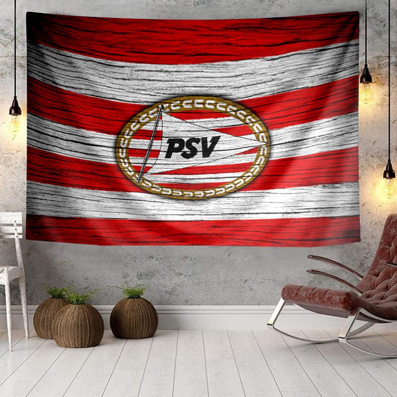 Psv Eindhoven Crest Tapestry, Unique Design Tapestry, Wall Decor for Bedroom,Livingroom, Playroom,Heartwarming Fan Holiday Gifts