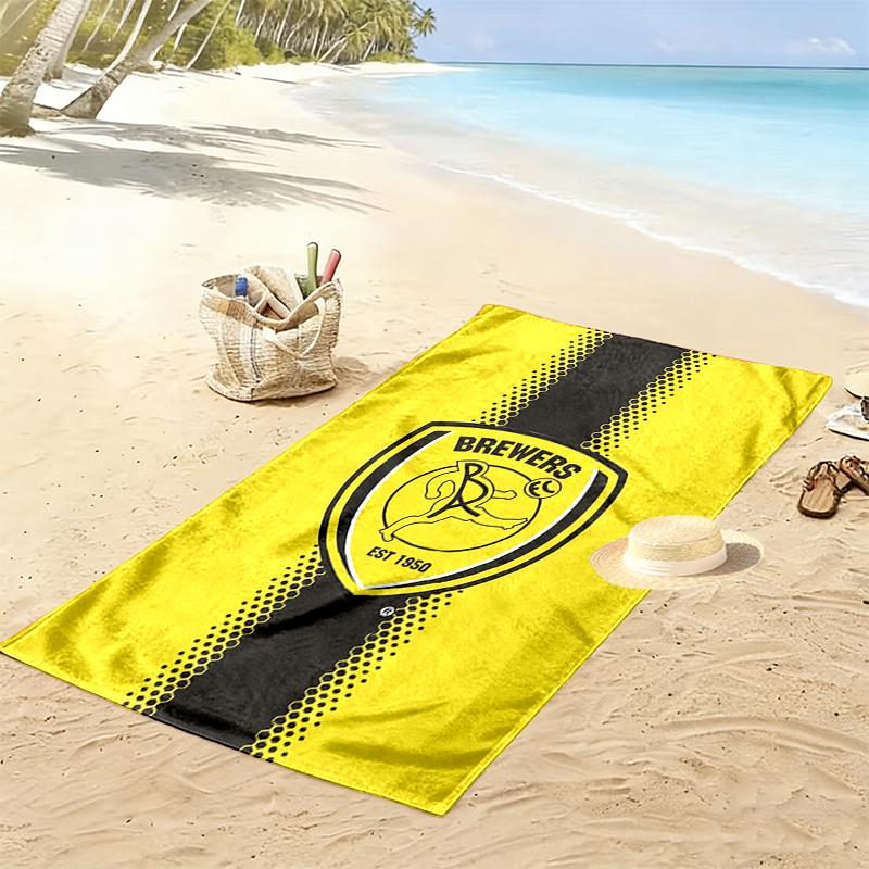 Burton Albion Fc Print Beach Towel Large Soft Quick Dry Towel For Beach Camping Swimming