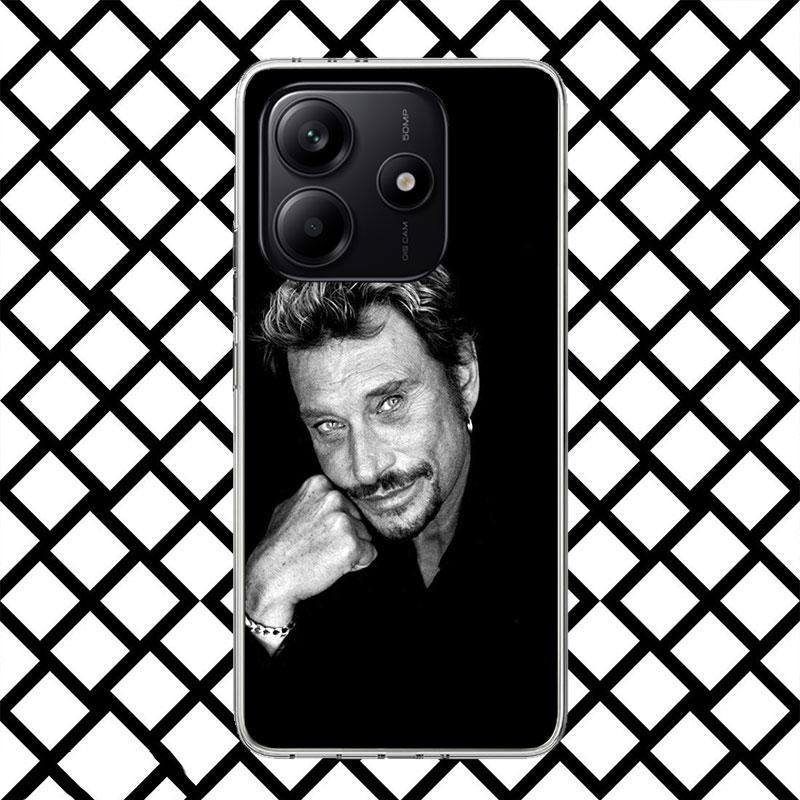 Johnny Hallyday Music Phone Case for Xiaomi Redmi Note 15 14 14S 13 12 12S 11 Pro Plus 11E 11T 11S 10S 5G Soft Cover Fundas Redm