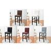 Durability PU Leather Pub Stool Covers Chair Covers Protects Against Stains And Scratches For Short Swivel Chairs