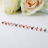 [1+1] 14K Gold Pin Birthstone Color Heart Piercing (Choose 1 of 12) (Sold Individually)